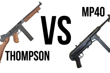 MP40 vs Thompson Submachine gun (Tommygun) with R. Lee Ermey  ( Video )