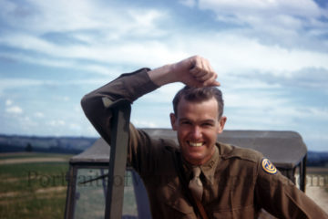 When the Americans entered Germany in 1945 in Color