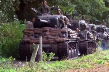 How the Tank Battle Scenes for the Movie Fury were Filmed