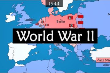 World War II – Origins, Events and Consequences Summarized on a Map