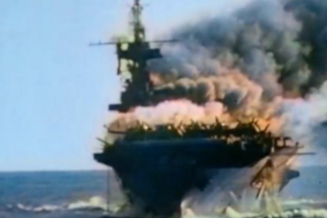 Intense Footage of Kamikaze Attacks During WWII