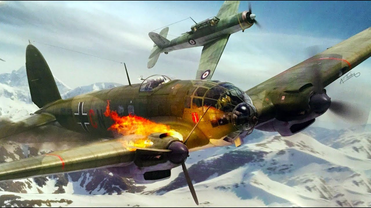 WWII - Luftwaffe Heavy Bombers JU 88 HE111 | The History Channel