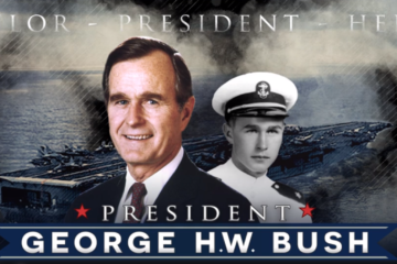 Former President & Decorated World War II Navy Pilot — George H. W.