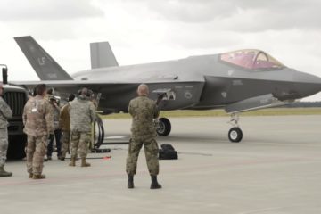 US Air Force F-35A’s Land in Poland for the first Time