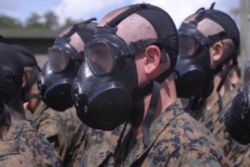 US Marines – Gas Chamber Training