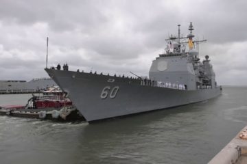 USS Normandy (CG 60) Departs Naval Station Norfolk