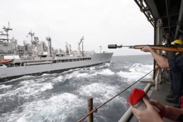 Watch : US Navy – USS Boxer Amphibious Ready Group Replenishment at Sea