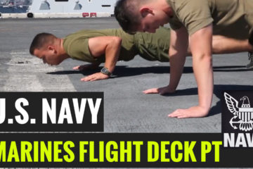 US Navy : Marines Flight Deck PT